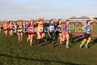 Senior womens North Eastern Cross Country, Redcar. Photo:  David T. Hewitson/Sports for All Pics